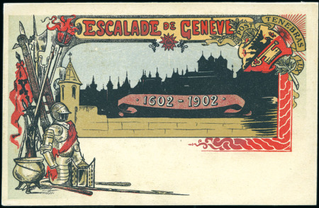 Stamp of Switzerland / Schweiz ESCALADE/GENF: ca.1902-98, Sammlung mit über 200 K