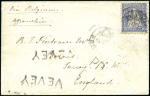 Stamp of Switzerland / Schweiz » Preussisch-Französischer Krieg 1871 (16. Feb.) 30C ultramarin auf Briefumschlag