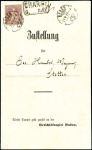 Stamp of Switzerland / Schweiz » Sitzende Helvetia Gezaehnt » Frankaturen 50C lila, weisses Papier, entwertet BADEN 1 V 77