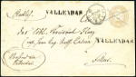 Stamp of Switzerland / Schweiz » Ganzsachen » Briefumschläge 1871 5C braun, gewendeter Umschlag