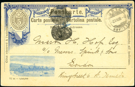 Stamp of Switzerland / Schweiz » Ganzsachen » Postkarten 1894 Kantonale Gewerbeausstellung in Zürich