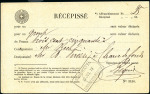 Stamp of Switzerland / Schweiz » Ganzsachen » Postanweisungen - Postkarten 1879 RÉCÉPISSÉ (Nr. 3150) gestempelt NEUCHÂTEL