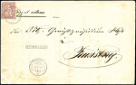 Stamp of Switzerland / Schweiz » Sitzende Helvetia Gezaehnt » Frankaturen 50C lila entwertet SCHINDELLEGI 12 II 79