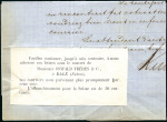 Stamp of Switzerland / Schweiz » Preussisch-Französischer Krieg 1871 (5. Apr.) 30C ultramarin auf Faltbrief