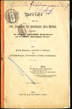 Stamp of Switzerland / Schweiz » Ziffermuster 1882-89 2C oliv entwertet SOLOTHURN 1 VI 86