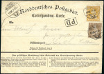 Stamp of Switzerland / Schweiz » Ganzsachen » Privatpostkarten 1871 Norddeutsches Postgebiet Correspondenz-Karte