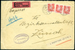 Stamp of Switzerland / Schweiz » Nachportomarken (Inlandsbriefe) 1938 Express Brief