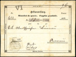 Stamp of Switzerland / Schweiz » Ganzsachen » Postanweisungen - Postkarten 1867-69 Umschlag für den Portofreien Verkehr