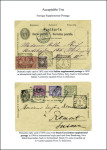 Stamp of Switzerland / Schweiz 1880-1907, GANZSACHEN ANTWORTTEILEN: Kl. Sammlung