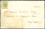 Stamp of Switzerland / Schweiz » Kantonalmarken » Genf Genfer Ausschnitt mit roter Rosette AW Nr. 3