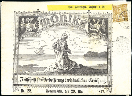 Stamp of Switzerland / Schweiz » Sitzende Helvetia Gezaehnt » Frankaturen 2C oliv entwertet BISCHOFSZELL 7 VI 77