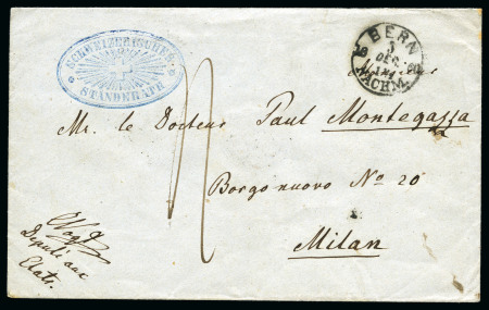 Stamp of Switzerland / Schweiz » Vorphilatelie 1860 Unfrankierter, portofreier Brief
