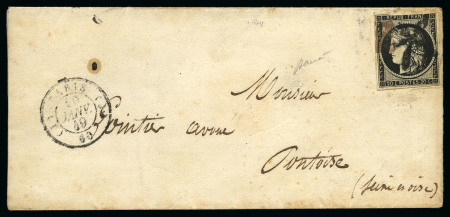 Stamp of France Rarissime oblitération provisoire de janvier