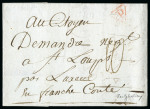 Stamp of France » Collections 1743-1830, 74 lettres de HAUTE-SAONE avec marques