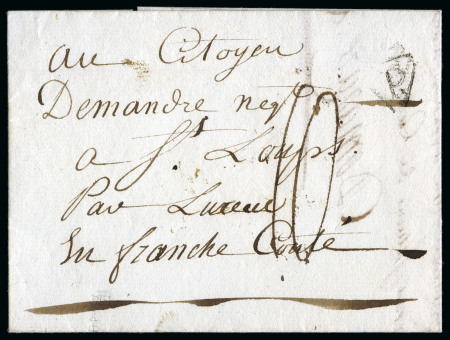 Stamp of France » Collections 1743-1830, 74 lettres de HAUTE-SAONE avec marques