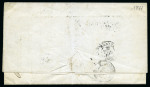 Stamp of Palestine and Holy Land » Palestine French Levant Offices GALLIPOLI Lettre datée Andrinople 22 aout 1853