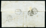Stamp of Palestine and Holy Land » Palestine French Levant Offices GALLIPOLI Lettre datée Andrinople 22 aout 1853