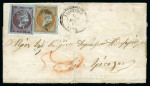 Stamp of Palestine and Holy Land » Palestine French Levant Offices SALONIQUE Lettre pour la Grèce avec càd Salonique