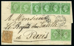 Stamp of Palestine and Holy Land » Palestine French Levant Offices CONSTANTINOPLE Lettre du 05.06.1872