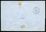 Stamp of Palestine and Holy Land » Palestine French Levant Offices METELIN Lettre au 2è échelon de poids