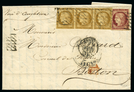 Stamp of France » Collections 1834-1900, Lot de +100 lettres