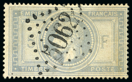 Stamp of France 5F Empire, oblitéré GC 5062 de Sétif en Algérie