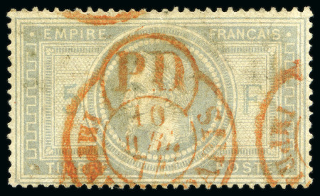 Stamp of France 5F Empire