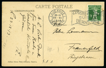 Stamp of Switzerland / Schweiz 1913-2000, WERBESTEMPEL Sammlung in 38 Steckbüchern