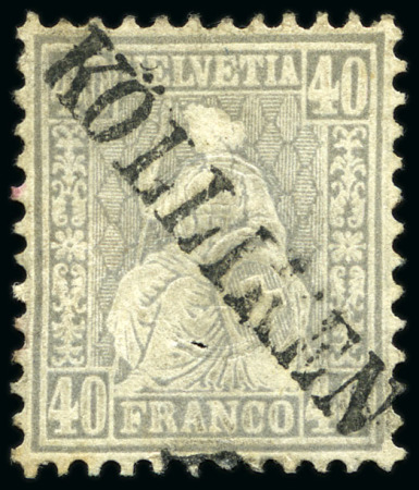 Stamp of Switzerland / Schweiz 1862-1906, Partie Marken und Briefe