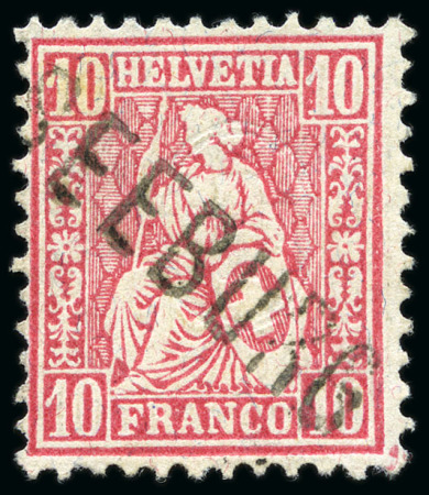 Stamp of Switzerland / Schweiz » Sitzende Helvetia Gezaehnt » Briefmarken 1867-1878 Kl. Partie gebrauchte und ungebrauchte Marken
