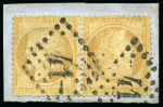 Stamp of France » Collections 1849-1871, Lot de 5 paires tête-bêche
