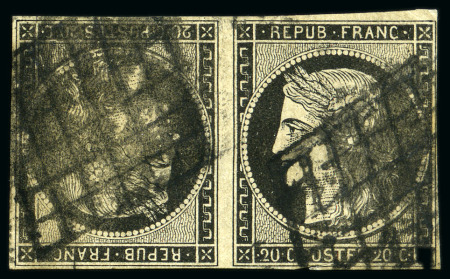 Stamp of France » Collections 1849-1871, Lot de 5 paires tête-bêche