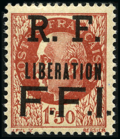 Stamp of France » Libération PARIS Série complète 1 à 7, neuf sans ch., TB