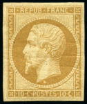 Stamp of France 1852 10c et 25c Présidence, Réimpression de 1862
