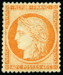 Stamp of France 1870 La série complète des 3 valeurs Siège