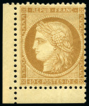 Stamp of France 1870 La série complète des 3 valeurs Siège