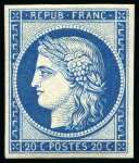 Stamp of France Réimpression de 1862 : 6 valeurs