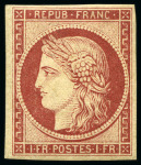 Stamp of France Réimpression de 1862 : 6 valeurs