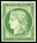 Stamp of France Réimpression de 1862 : 6 valeurs