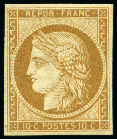 Stamp of France Réimpression de 1862 : 6 valeurs