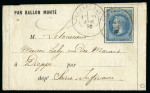 Stamp of France » Guerre de 1870-1871 GENERAL UHRICH Exceptionnelle frappe en bleu