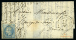 Stamp of France » Guerre de 1870-1871 GENERAL UHRICH Superbe frappe en rouge du cachet