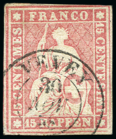 Stamp of Switzerland / Schweiz 1854-1900 Gebrauchte Sammlung Schweiz