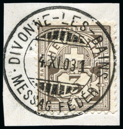 Stamp of Switzerland / Schweiz 1883-1970, Kl. Partie Besonderheiten