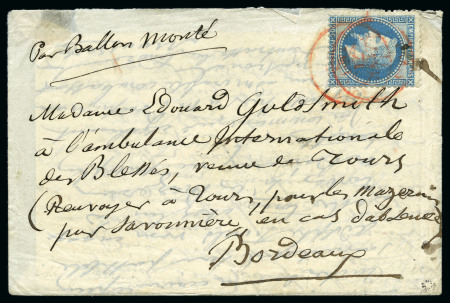 Stamp of France » Guerre de 1870-1871 LE GENERAL FAIDHERBE Ballon monté