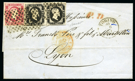 Stamp of Auction catalogues Paire de 5c +40c de la Ière émission