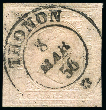 Stamp of Auction catalogues Petit lot d'oblitérés dont 40c Ière ém.