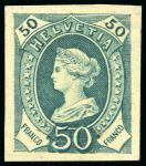 Stamp of Switzerland / Schweiz » Stehende Helvetia "Libertas" Einzelabzüge, unoffizieller Druck