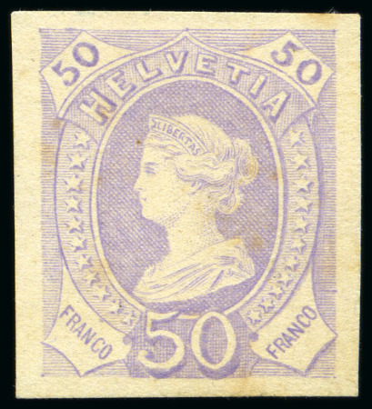 Stamp of Switzerland / Schweiz » Stehende Helvetia "Libertas" Einzelabzüge, unoffizieller Druck