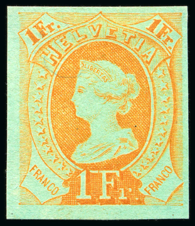 Stamp of Switzerland / Schweiz » Stehende Helvetia "Libertas" Einzelabzüge, unoffizieller Druck
